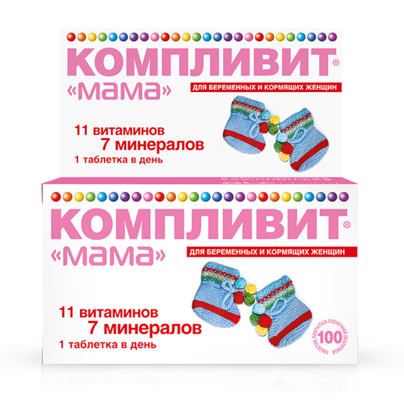 

Компливит Мама таб.п.п.о.№100