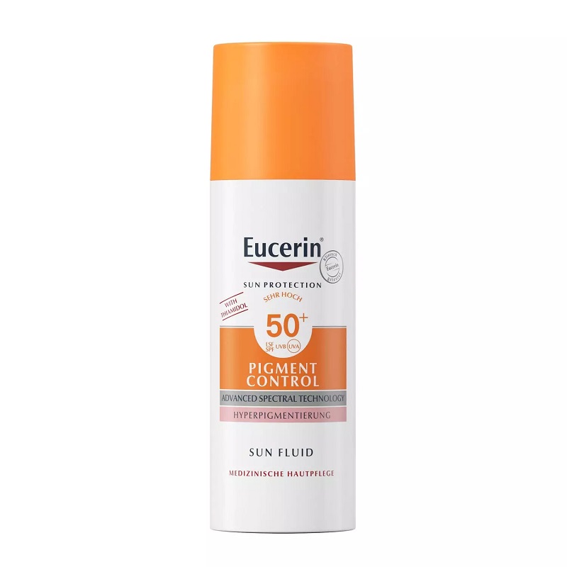 

Eucerin Сенситив Протект Флюид против пигментации солнцезащитный SPF50+ 50 мл