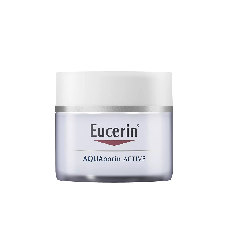 Eucerin АКВАпорин Актив Крем интенсивно-увлажняющий для нормальной и комбинированной кожи банка 50 мл skinga пенка суфле с алоэ для деликатного очищения кожи gentle aloe cleansing foam