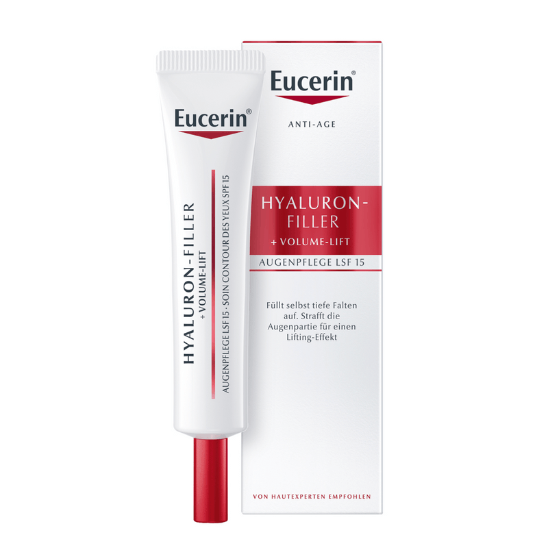 Изображение товара Eucerin Гиалурон-филлер + Волюм-лифт Крем для кожи вокруг глаз 15 мл SPF 15+UVA