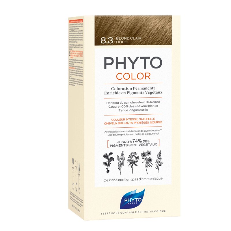 Phytosolba Фитоколор Краска для волос 8.3 Светлый золотистый блонд живой мир разв карточки 0