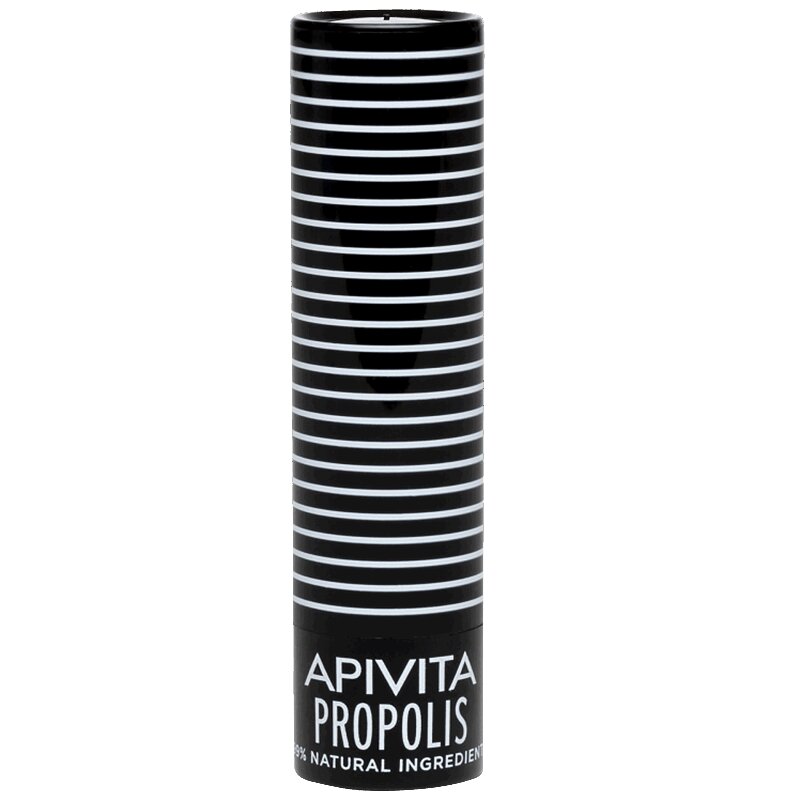 Apivita Уход для сухих и потрескавшихся губ Прополис стик 4,4 г жирорастворимый воск с эфирным маслом петит грея с широким роликом