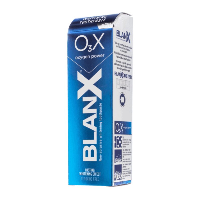 Blanx Зубная паста O3X PRO Сияние отбеливание 75 мл blanx экстра вайт зубная паста интенсивно отбеливающая 50 мл