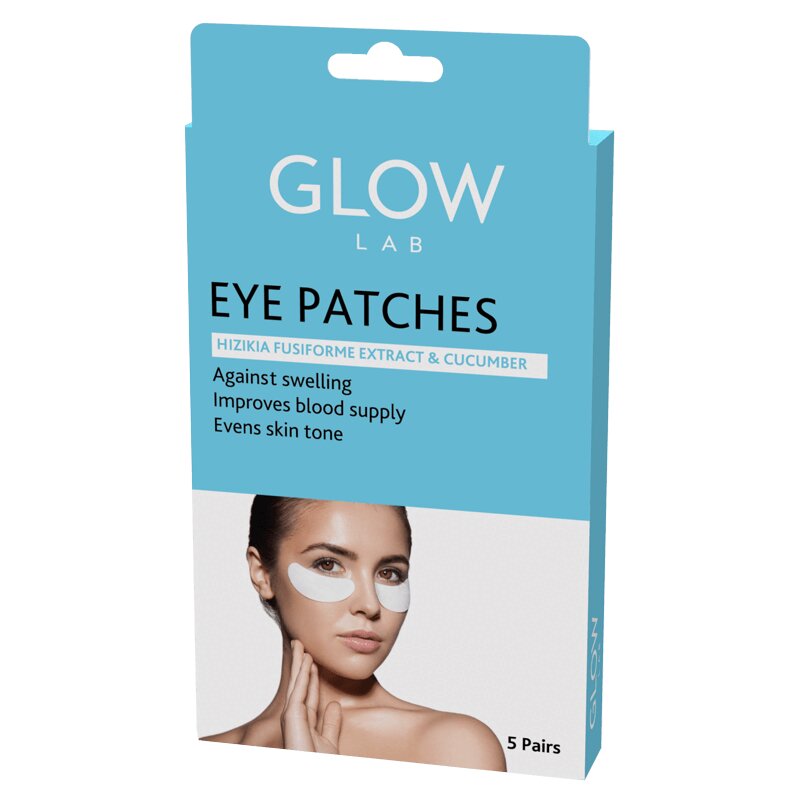 Glow Lab Патчи против отеков 5 пар derma e патчи против темных кругов под глазами vitamin c bright eyes hydro gel patches