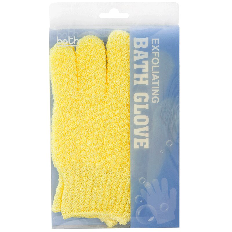 PL Перчатки отшелушивающие желтые 2 шт deco мочалка перчатки для душа отшелушивающие из бамбукового волокна черные