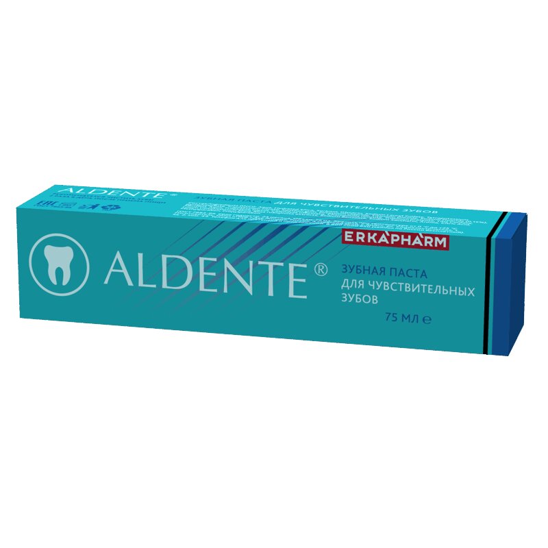 Альденте Паста зубная для чувствительных зубов 75 мл weleda растительная зубная паста ратания 75 мл