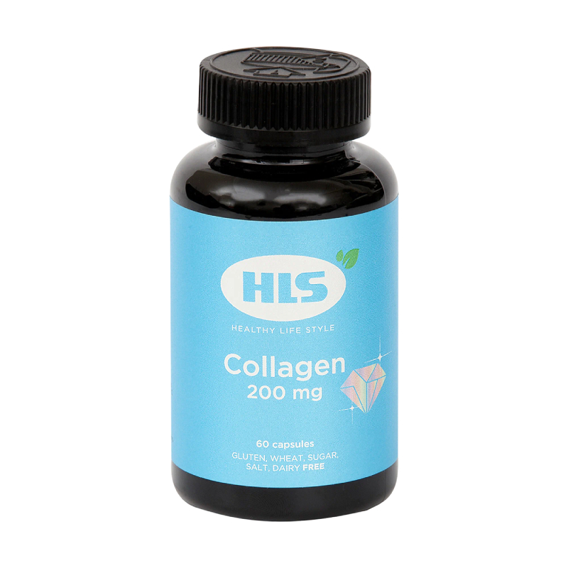 Изображение товара HLS Коллаген 200 мг капсулы 60 шт с витамином C и L-аминокислотами