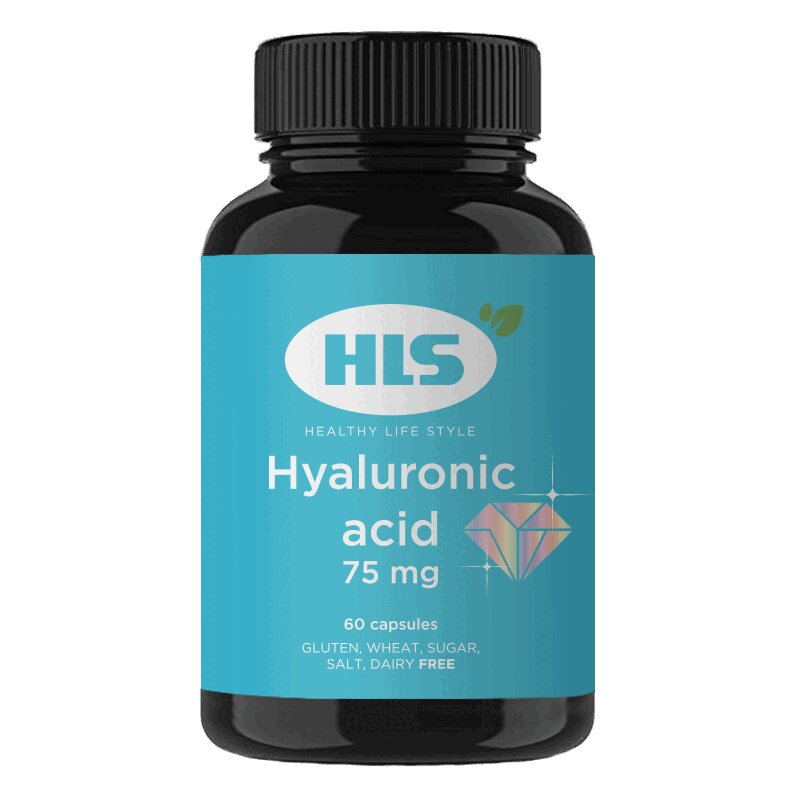 Изображение товара Гиалуроновая кислота 75 мг капсулы 60 шт БАД для кожи и суставов Гоо Органикс