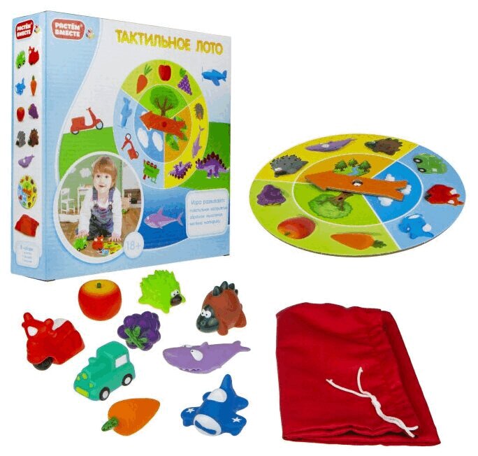 

1toy Растем вместе Тактильное лото