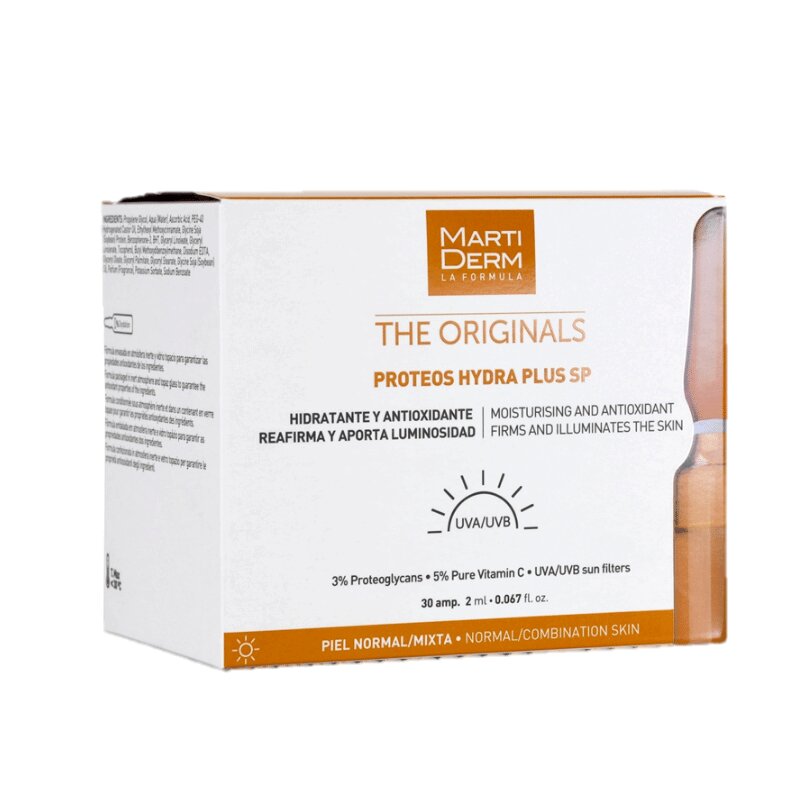 Изображение товара Ампульная сыворотка MartiDerm Proteos Hydra Plus SP для лица и шеи 30 шт