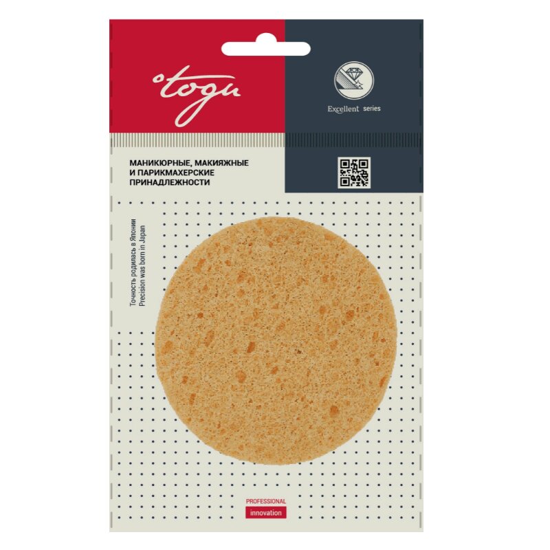 

TOGY Спонж натуральный круглый вискоза 100мм