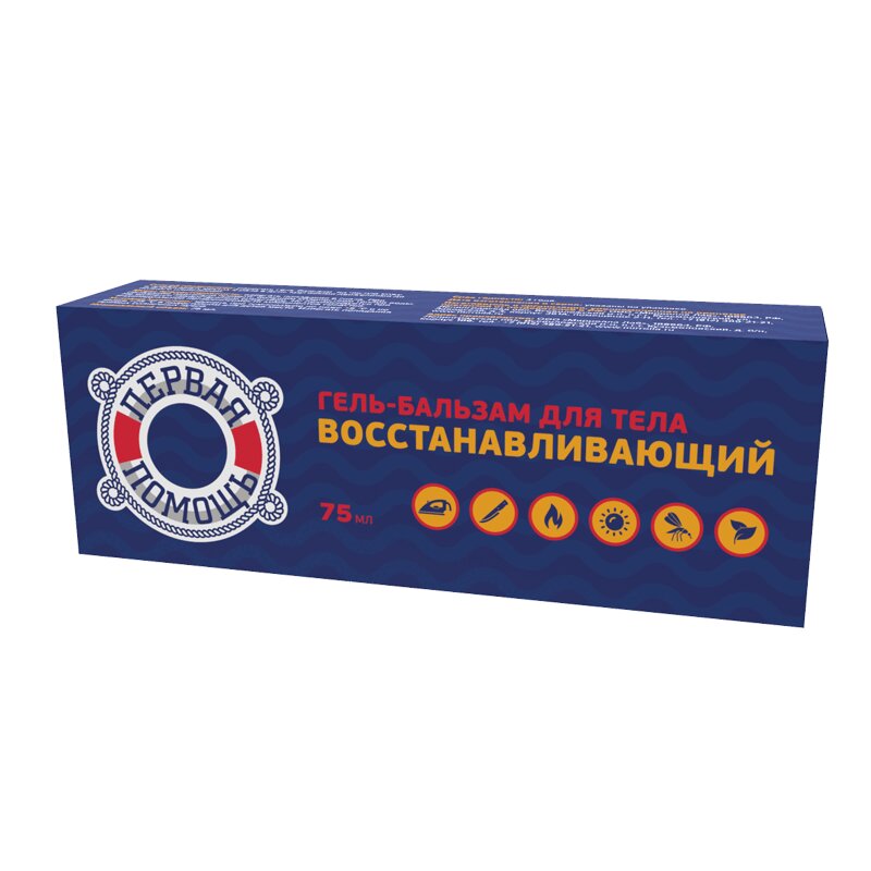 Изображение товара Гель-бальзам восстанавливающий Первая помощь 75 мл для кожи повреждений и дерматологических проблем