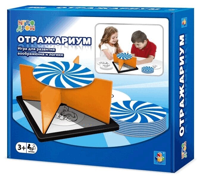 1toy Игродом Игра настольная Отражариум 22,5х21х5,5 см настольная игра звезда лесной трактир