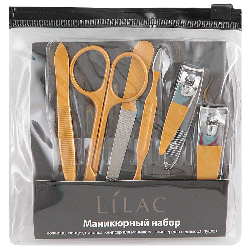 Изображение товара Набор маникюрный Lilak 6 предметов из нержавеющей стали