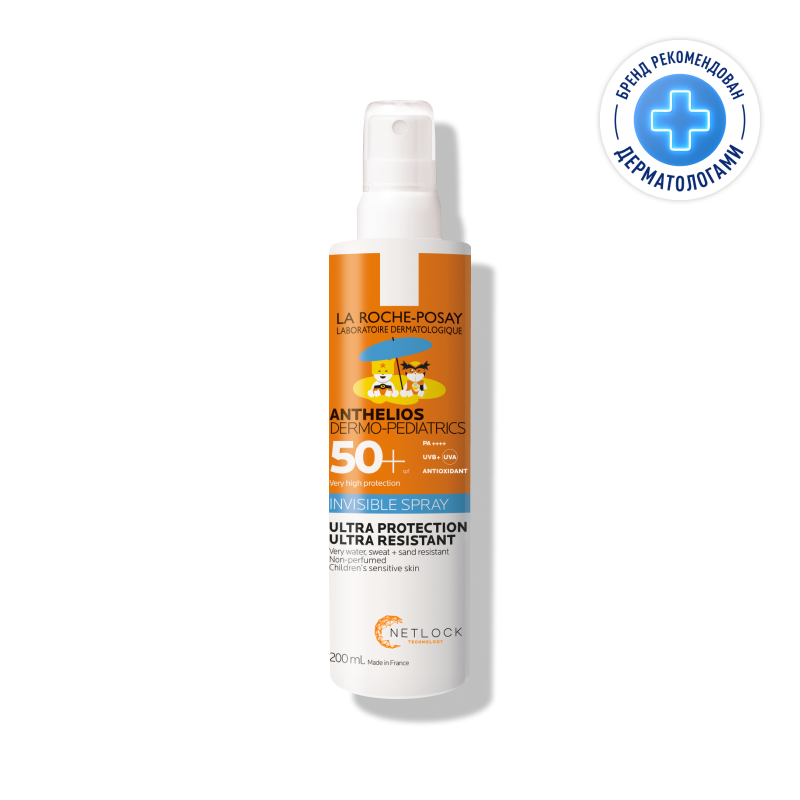 

La Roche-Posay Anthelios Dermo-Pediatrics Спрей детский солнцезащитный SPF 50+ 200 мл