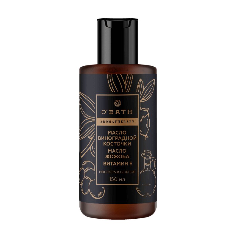 Изображение товара Массажное ароматерапевтическое масло Обас 150 мл натуральное уход за кожей
