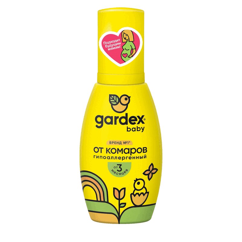 

Gardex Baby Спрей от комаров для детей с 3 месяцев 75 мл