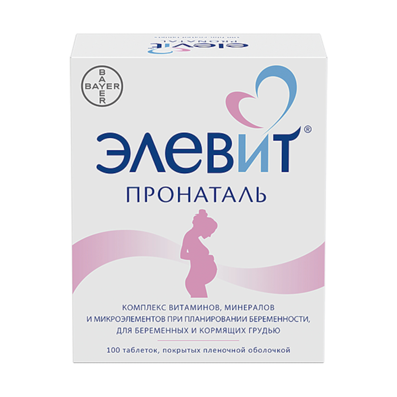 

Элевит Пронаталь таблетки 100 шт