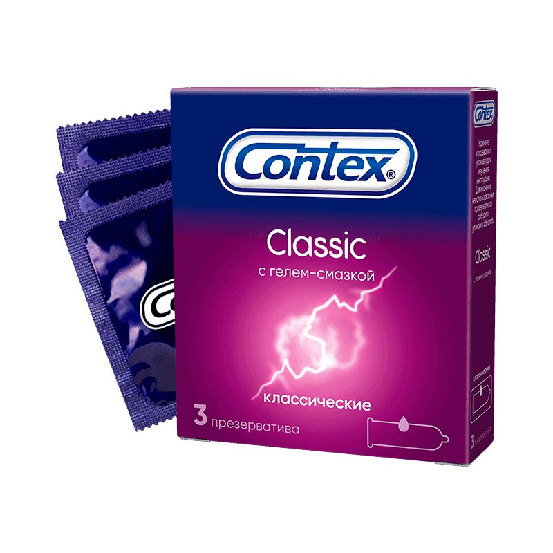 Contex Классик Презервативы 3 шт презервативы контекс классик 12