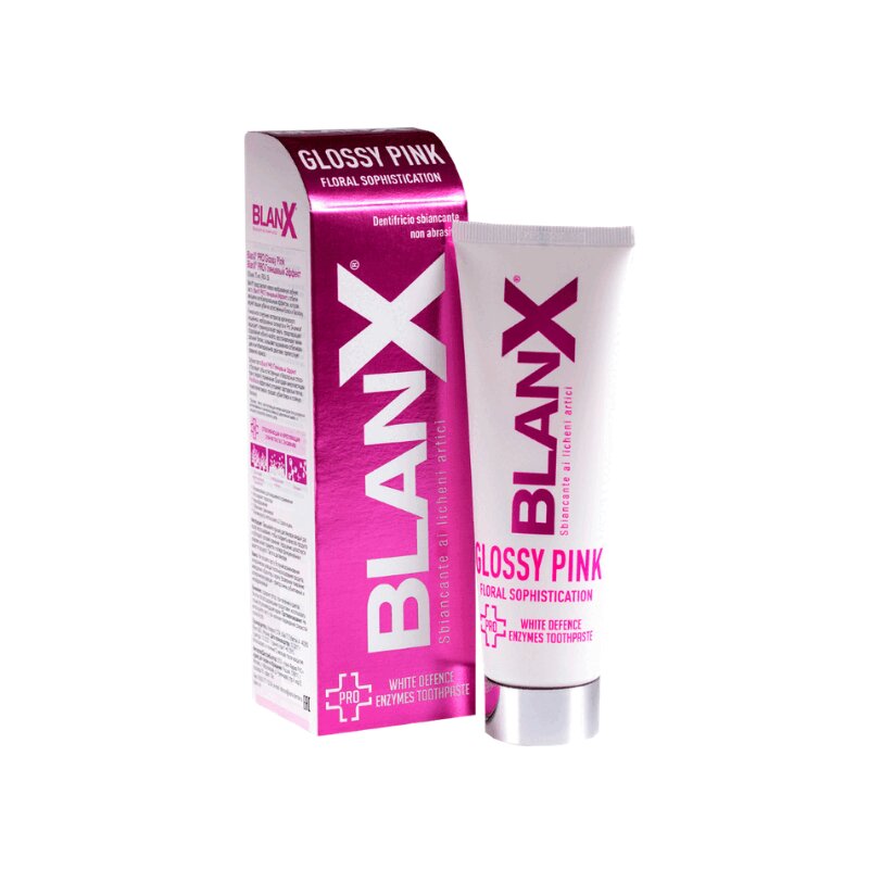 Blanx Про Зубная паста Глянцевый эффект 75 мл global white отбеливающая зубная паста whitening max shine