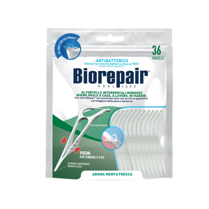 BioRepair  Нить зубная одноразовая с держателем 36 шт brauberg бейдж горизонтальный с держателем рулеткой