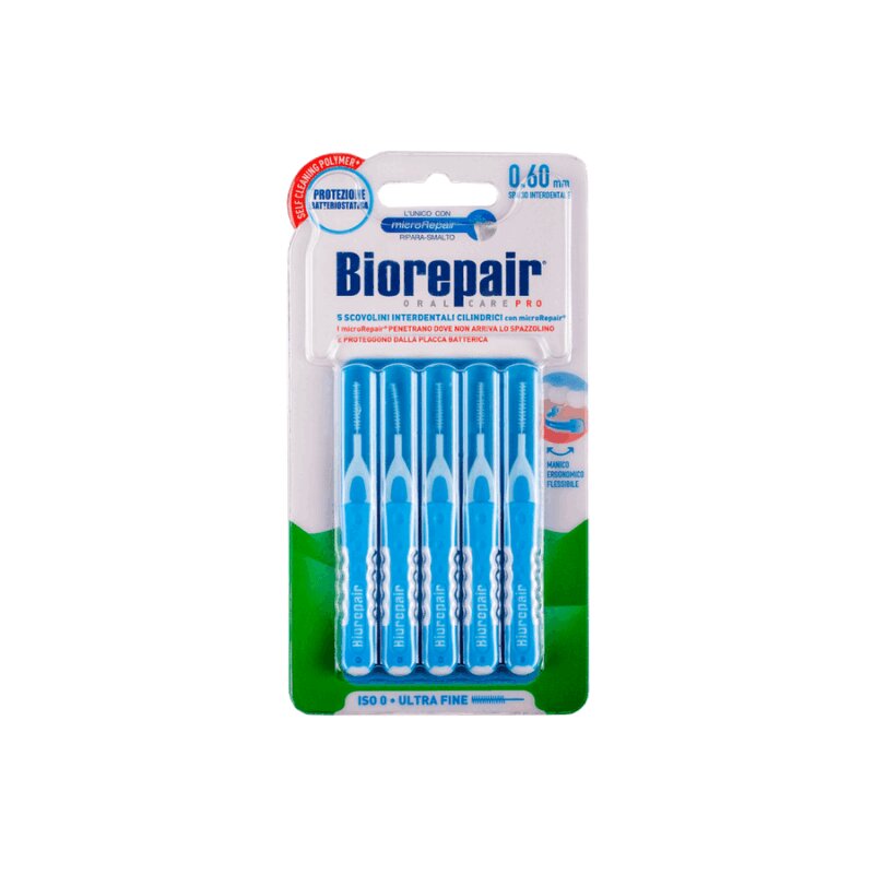 BioRepair  Ершик межзубный цилиндрический 0,60мм 5 шт dentaid набор ортодонтический в пенале зубная паста 15 мл ополаскиватель 30 мл зубная щетка ершик межзубный 1шт ortho kit