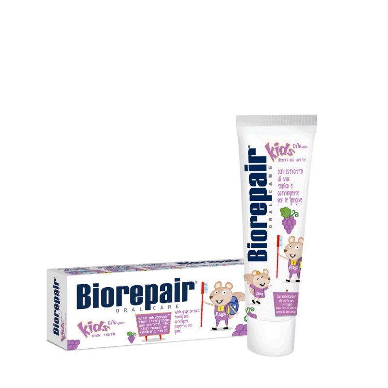 BioRepair  Кидс Зубная паста Виноград 50 мл splat объемная зубная нить с ароматом кардамона