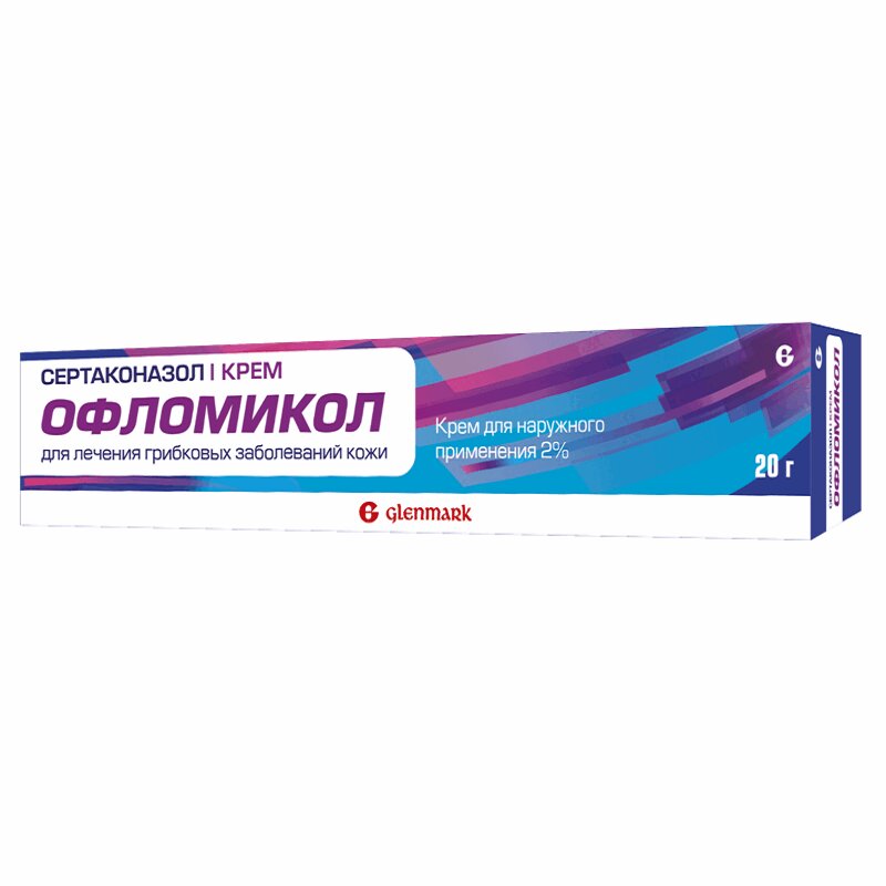 

Офломикол 2% крем для наружного применения 20 г