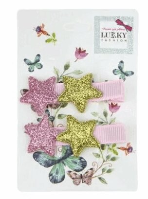 

Lukky Feshion набор заколок для волос зажим+Звездочки 2 шт