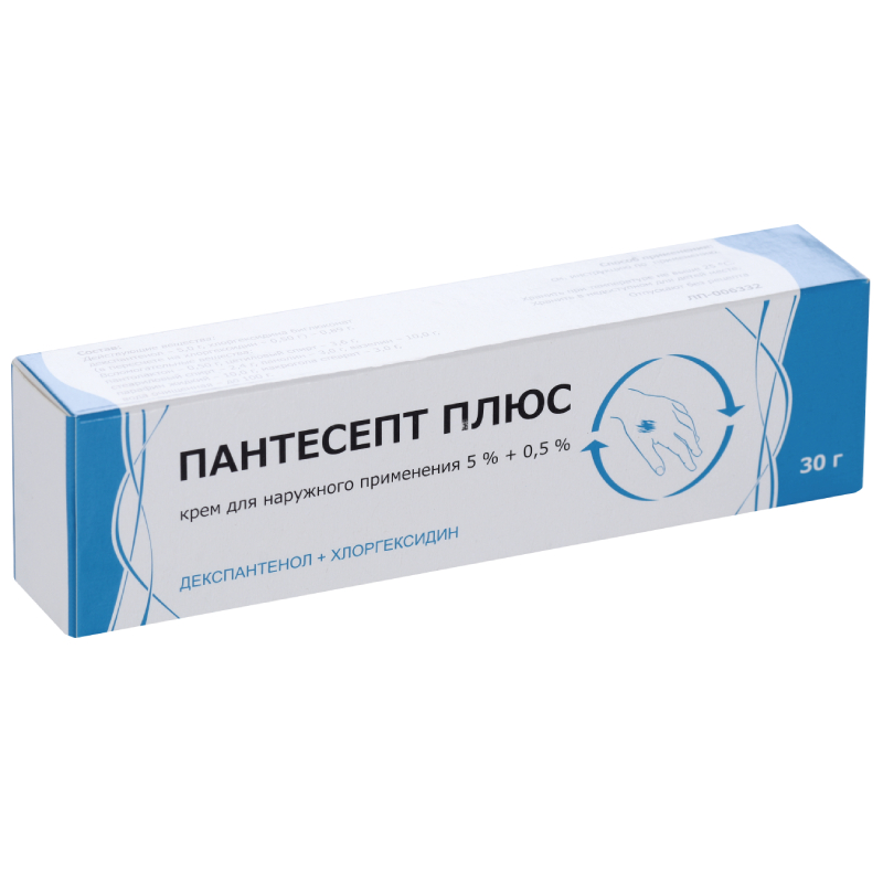 Изображение товара Пантесепт Плюс 5% крем для наружного применения 30 г