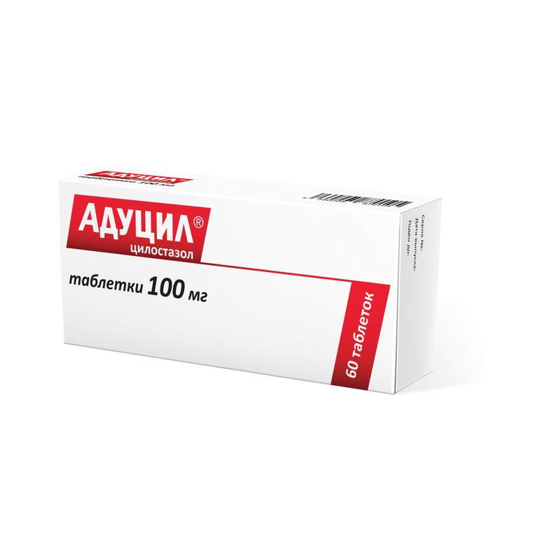 Изображение товара Адуцил 100 мг таблетки для лечения перемежающей хромоты