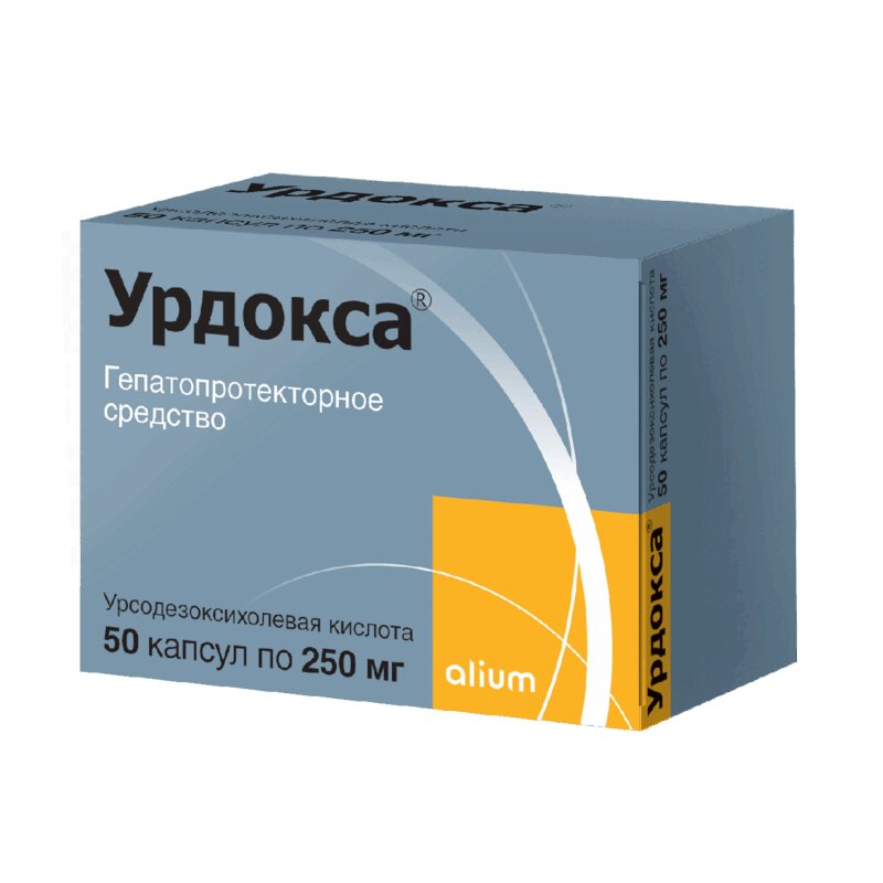 Изображение товара Урдокса 250 мг капсулы 50 шт - гепатопротектор для печени и желчевыводящих путей