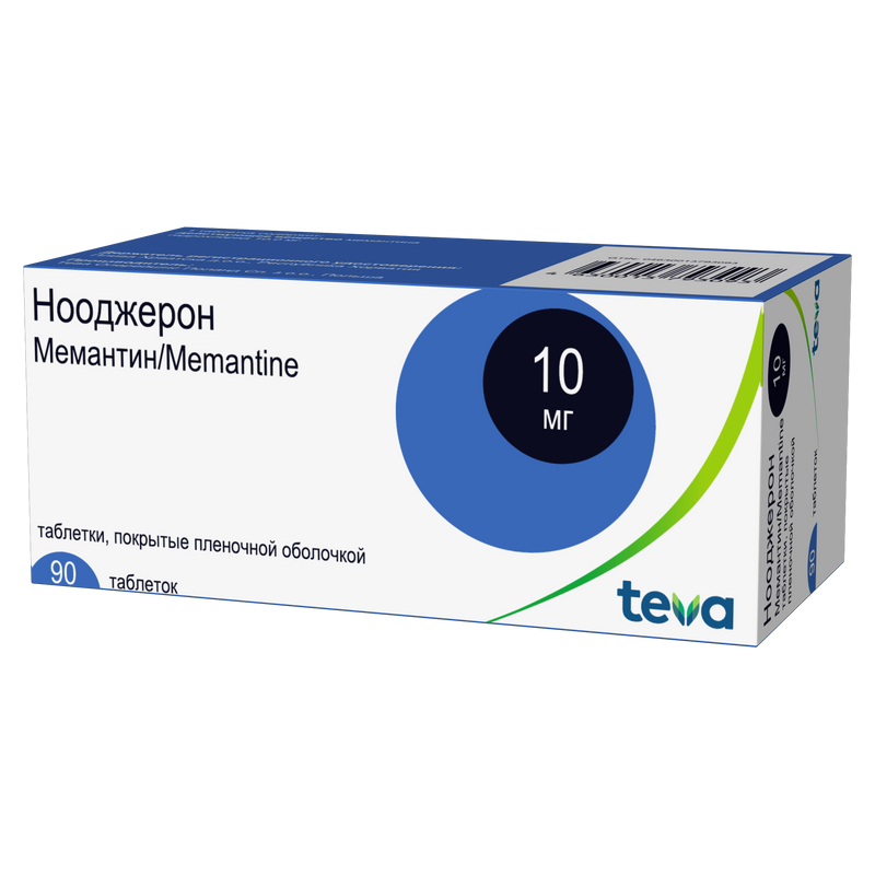 Изображение товара Нооджерон 10 мг таблетки 90 шт для лечения деменции при Альцгеймере