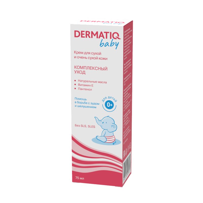 

Dermatiq Baby Крем детский для сухой кожи 75 мл