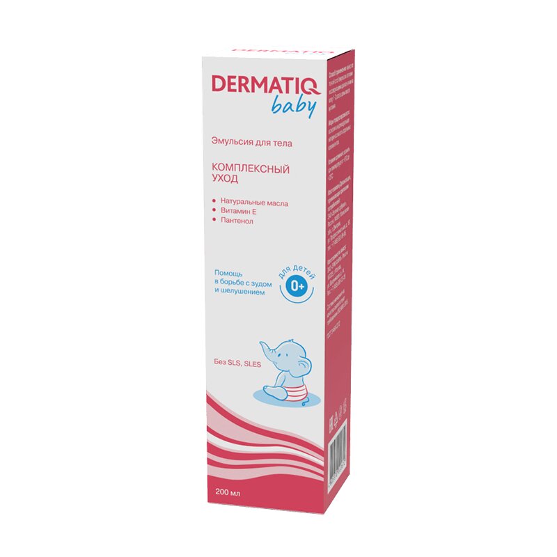 

Dermatiq Baby Эмульсия детская 200 мл
