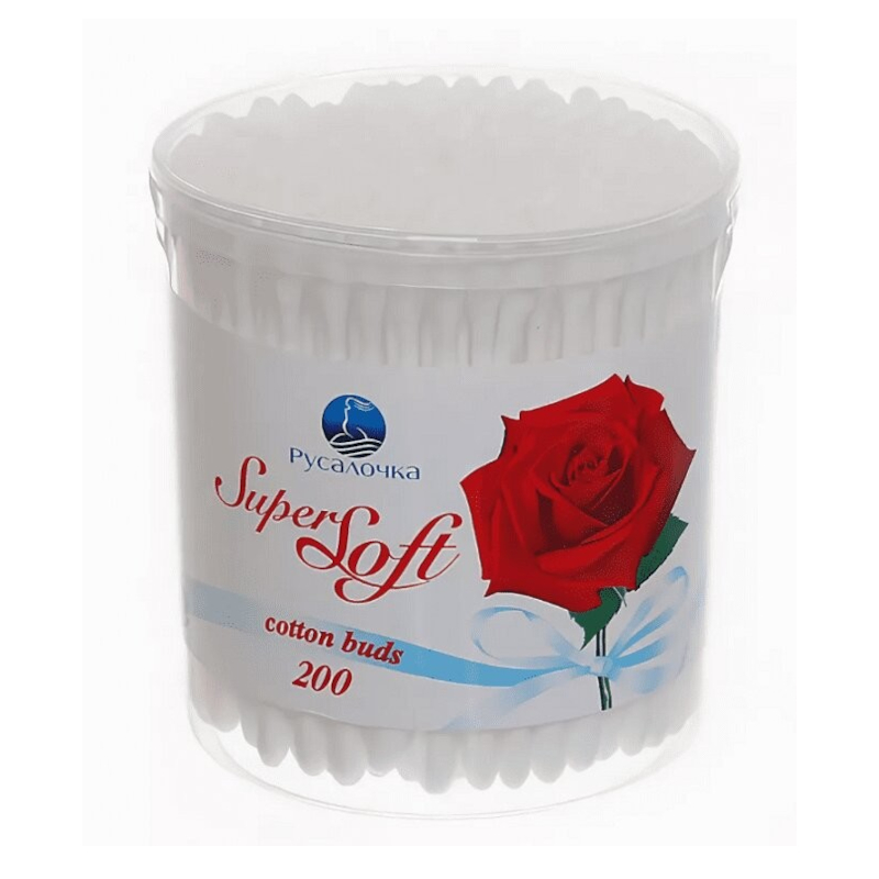 Изображение товара Русалочка Super Soft Ватные палочки 200 шт