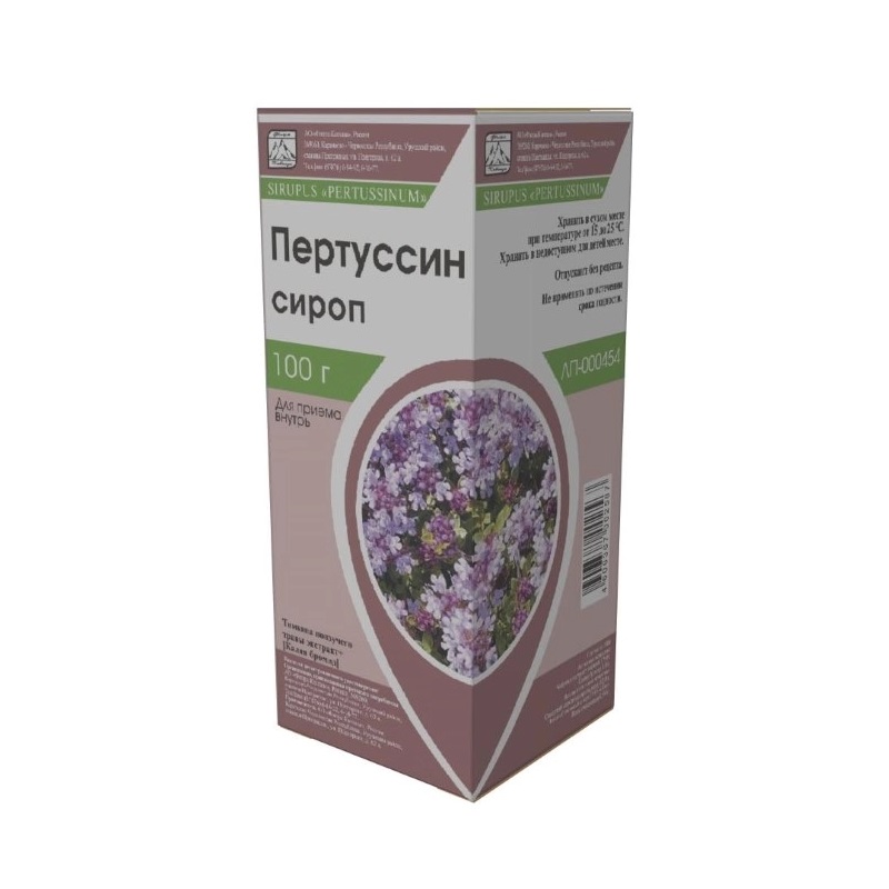 

Пертуссин сироп флакон 100 г 1 шт