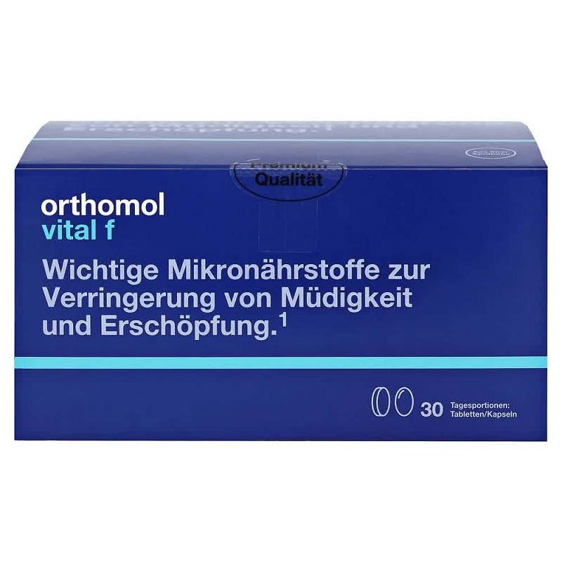 Изображение товара Мультивитаминный комплекс Orthomol Vital F для женщин 30 шт Германия
