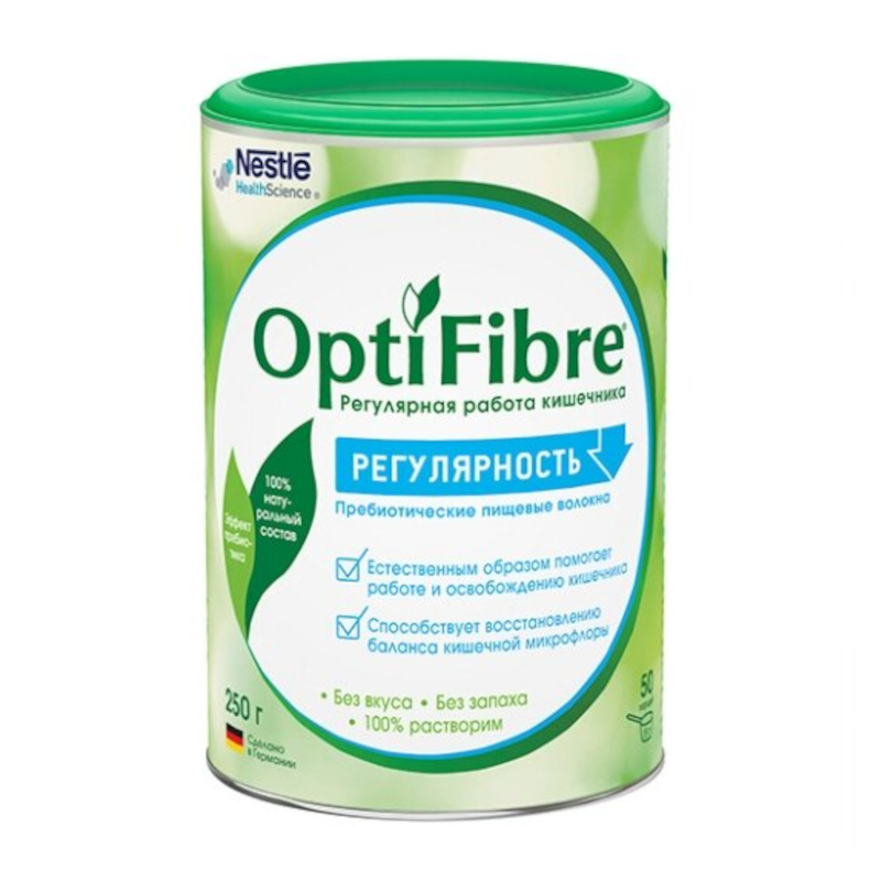 Изображение товара Оптифайбер Регулярность - натуральные пребиотические волокна для поддержки кишечника 250 г