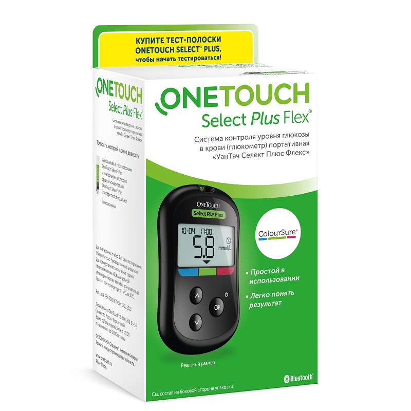 

OneTouch Select Plus Flex Глюкометр