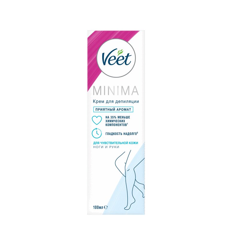 Veet Минима Крем для депиляции для чувствительной кожи 100 мл 1q84 тысяча невестьсот восемьдесят четыре кн 1 апрель июнь