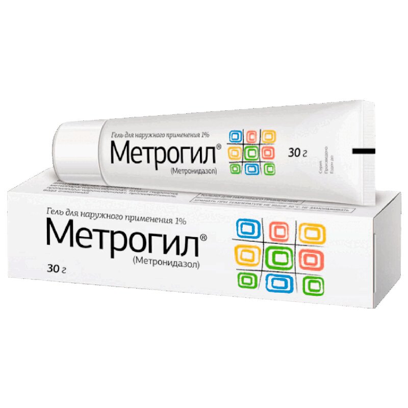 

Метрогил гель д/наружн.прим.1% 30г
