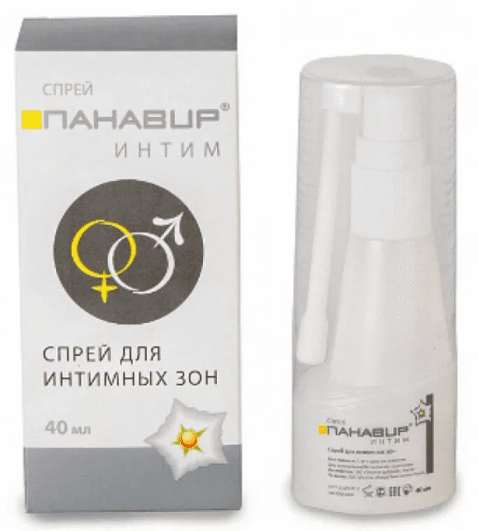 

ПАНАВИР ИНТИМ НОРМАФЛОР СПРЕЙ Д/ИНТИМНЫХ ЗОН ТЕЛА ФЛ. 40 МЛ 1 шт