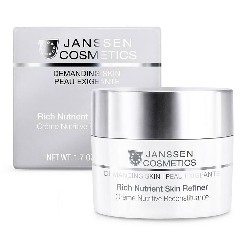 Janssen Cosmetics Demanding Skin Крем обогащенный дневной питательный SPF15 50 мл крем с коллагеном от морщин the skin house