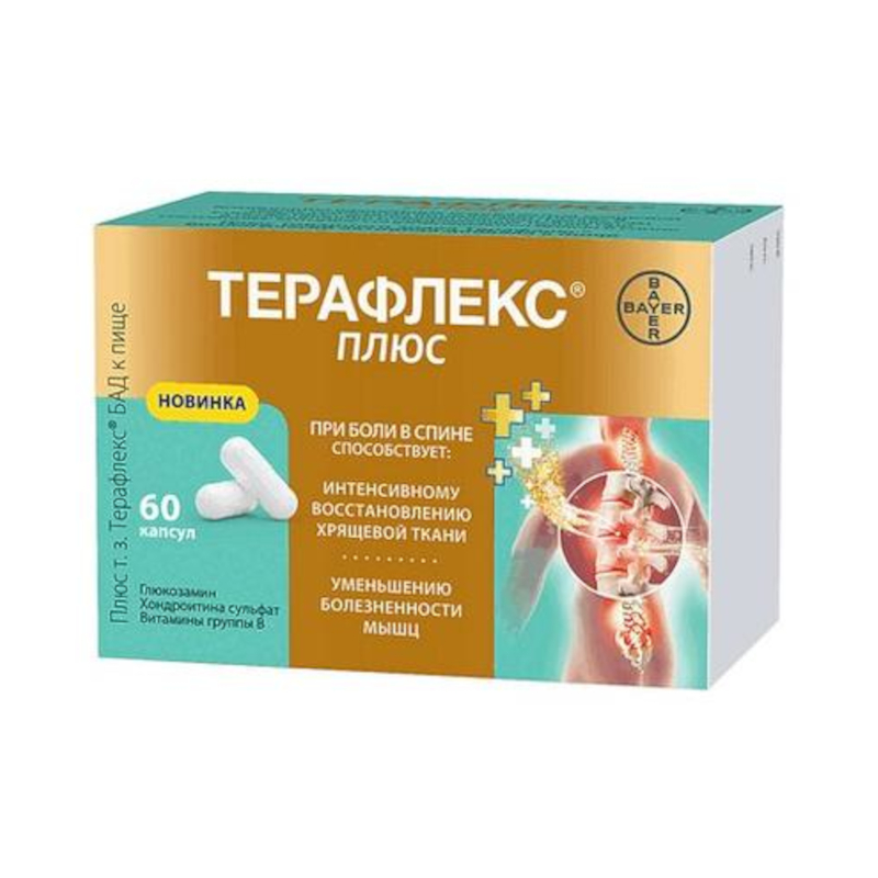

Терафлекс Плюс капсулы 60 шт