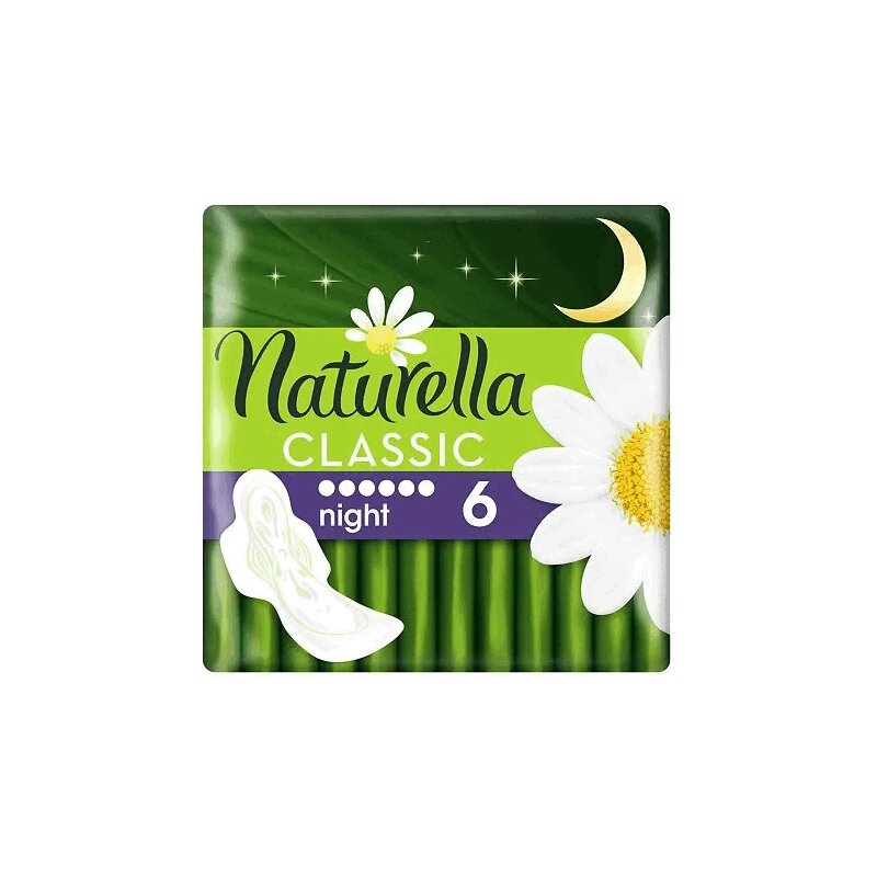 

Naturella Camomile Классик Найт прокладки Ромашка 6 шт