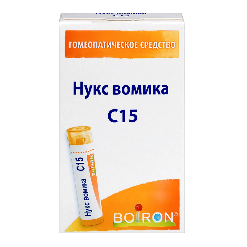 Изображение товара Нукс Вомика C15 гранулы 4 г - средство для ухода за животными