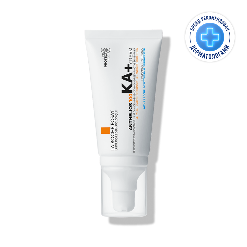 La Roche-Posay Антгелиос 100 KA+ Крем д/лицаSPF50+ туба 50 мл ля рош позе антгелиос дермо педиатрикс гель солнцезащитный на влажную кожу spf50 250мл