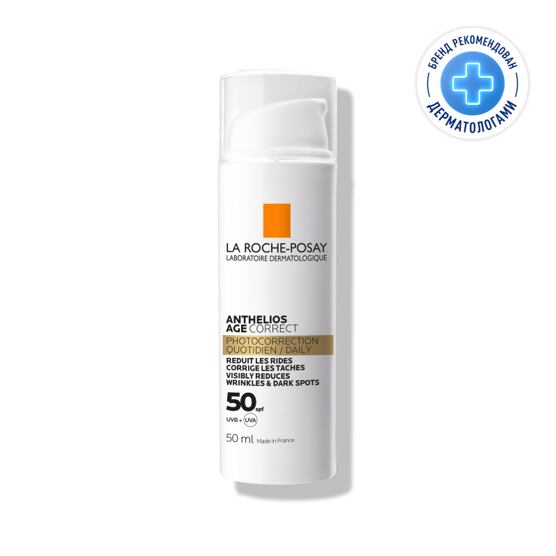 La Roche-Posay Антгелиос крем для лица антивозрастной SPF50 туба 50 мл la roche posay 24hr physiological deodorant roll on дезодорант ролик физиологический 50 мл