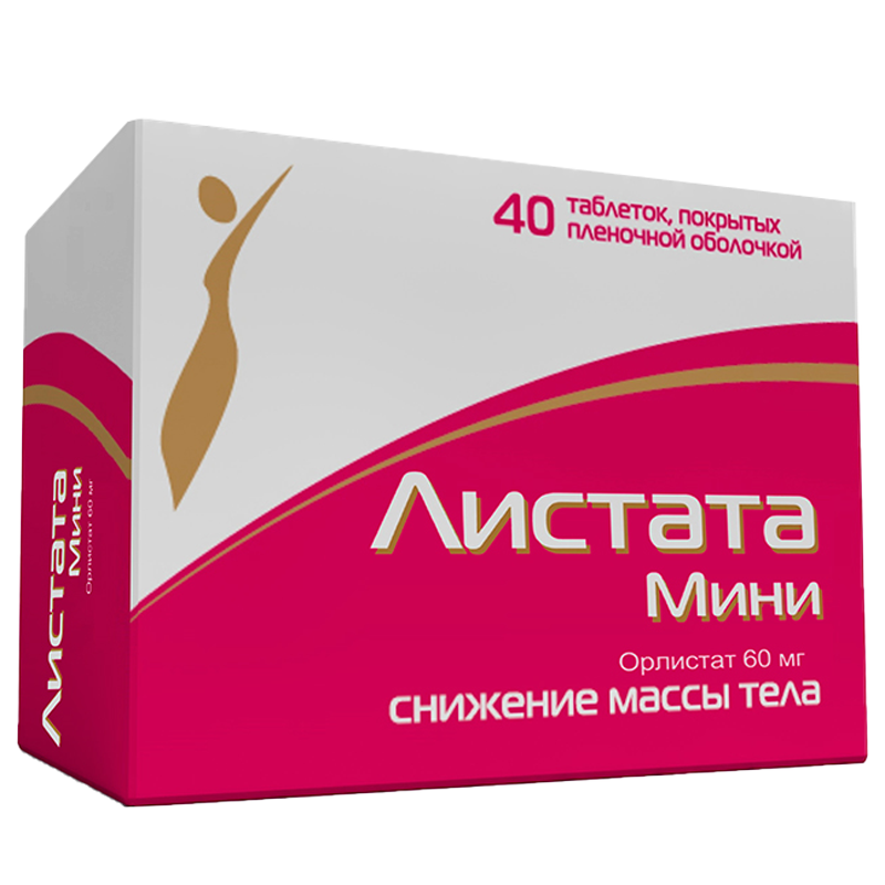 

Листата Мини 60 мг таблетки 40 шт